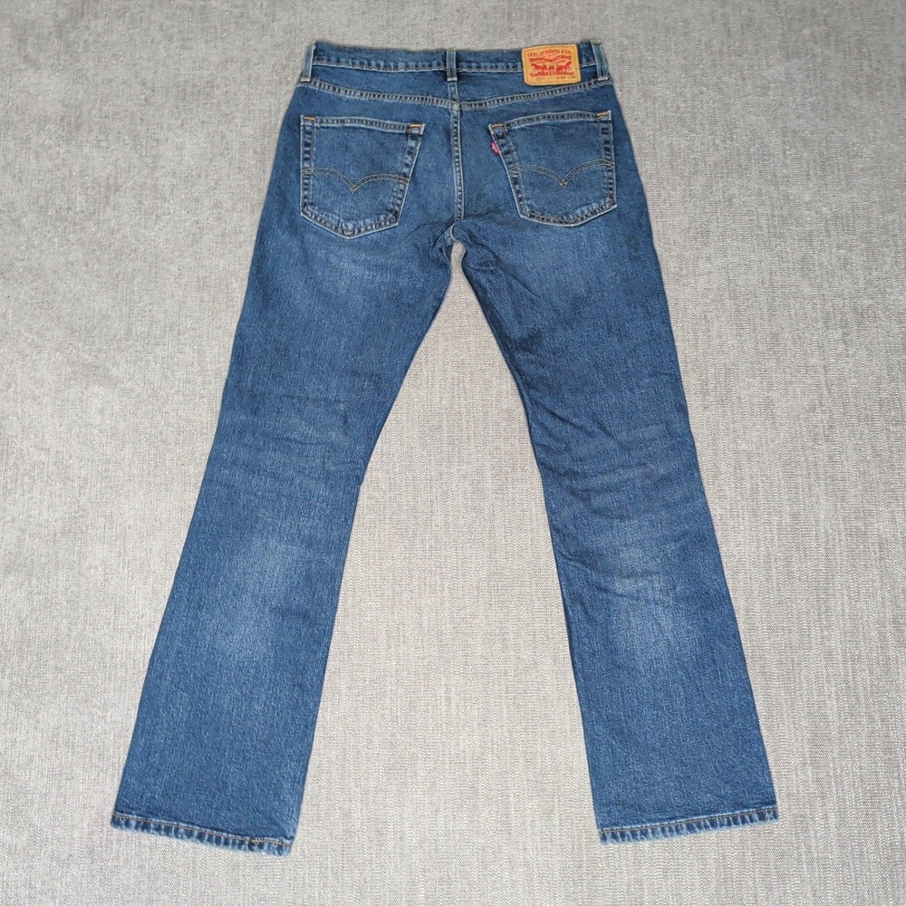 Levis 527 Slim Bootcut Jeans Mens 32x32 Medium Wash Denim Blue Pants